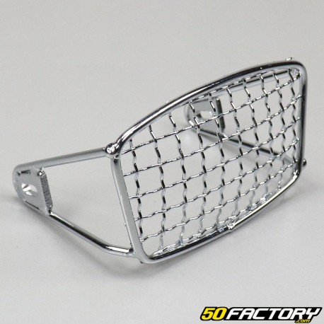 Chrome moped headlight grille