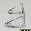 Chrome moped headlight grille