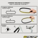 Belt Piaggio air Piaggio Typhoon,  Gilera Stalker... 50 2 19x802 mm Polini