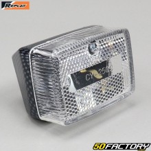 Luce posteriore bianca (tipo Luxor 75) Peugeot 103, MBK 51 carbonio