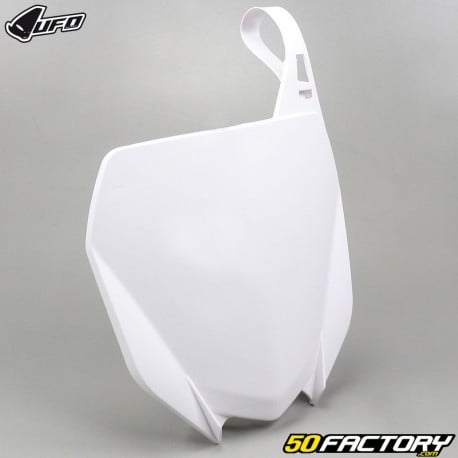 Plaque avant Yamaha YZ 125, 250 (depuis 2021) YZF 250, 450 (depuis 2018) UFO blanche