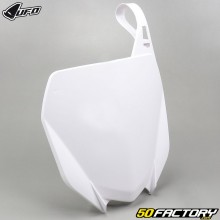 Plaque avant Yamaha YZ 125, 250 (depuis 2021), YZF 250, 450 (2018 - 2022) UFO blanche