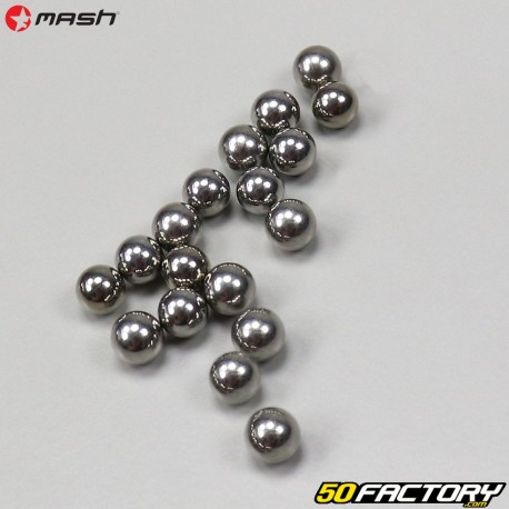 Billes Ø5mm de chemins de roulement de direction supérieur Mash Fifty 50, Scrambler et Seventy Five 125 (lot de 18)