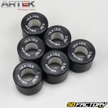 Rodillos inversores 3.5g 19x15,5mm Piaggio Zip,  Gilera Stalker... Artek