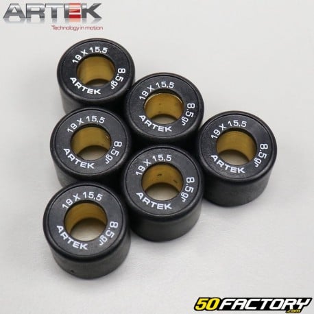 Inverter rollers 8.5g 19x15,5mm Piaggio Zip,  Gilera Stalker... Artek