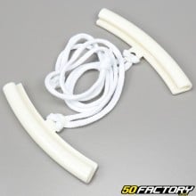 Rim protectors for tire mounting white