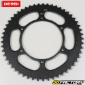 Rear sprocket 53 teeth steel 420 Derbi,  Aprilia,  Gilera,  Peugeot black