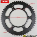 Rear sprocket 53 teeth steel 420 Derbi,  Aprilia,  Gilera,  Peugeot black