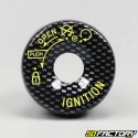 Ignition switch cap Mbk Nitro  et  Yamaha Aerox,  Booster (after 2004) 50 carbon