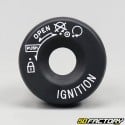 Ignition switch cap Mbk Nitro  et  Yamaha Aerox,  Booster (after 2004) 50 black