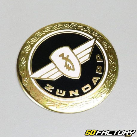 Emblema redondo negro V1 Zündapp GTS50 y KS50