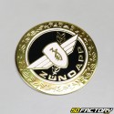 Emblema redonda preta V2 Zündapp GTS50 e KS50