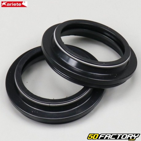 40x52.5x4.6mm/14 mm tampas contra poeira do garfo Aprilia RX, SX, Derbi Senda... Ariete