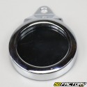 Chrome round insurance sticker holder