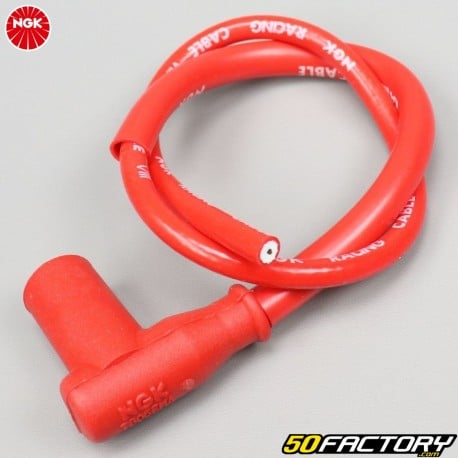 Antiparasitario con cable rojo NGK Racing  Cable