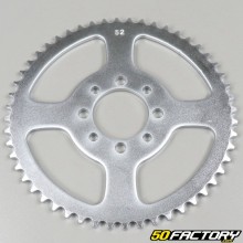 Corona 52  denti acciaio 420 Suzuki TS 50 e Kawasaki AR50