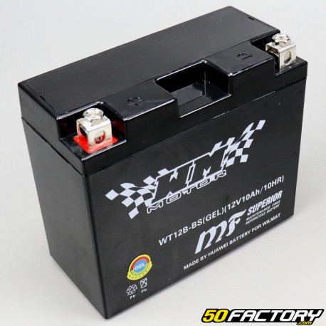 Gel-Batterie YT12B-BS 12V 10Ah Piaggio Fly 125, Ducati Monster 695 ...