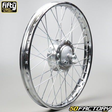 Complete front rim 1.20x17 inch 36 holes GP moped wheel (103, 51...) Fifty