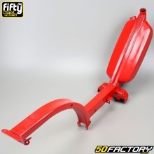 Coffre boite à outils rouge support de selle pour mobylette Peugeot 103 MVL  - MFPN : rouge-220677-1N - Cdiscount Auto