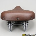 Saddle with Solex springs, Moped, Brown Motobecane