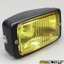 Rectangular headlight Peugeot 103, MBK 51 ... yellow