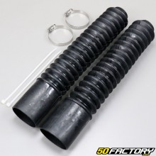 Soufflets de fourche Honda MB50, MT50, MTX, Suzuki TS... noirs