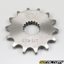 Pignone di uscita della scatola di 14 denti 428 Suzuki GN, DR, Mash 125 ...