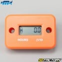 Compteur d'heures universel Motocross Marketing orange