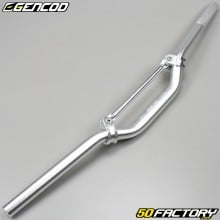 Guidon scooter alu Gencod argent avec barre argent