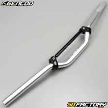 Guidon scooter alu Gencod argent avec barre noire