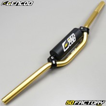 Aluminum scooter handlebar Gencod gold with black bar and foam