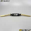 Aluminum scooter handlebar Gencod gold with black bar and foam
