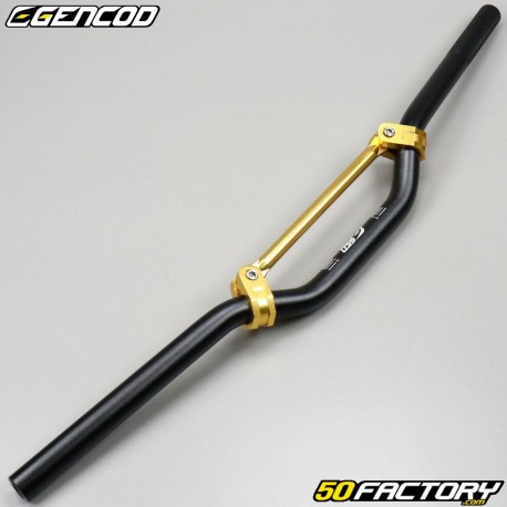 Aluminum scooter handlebar Gencod black with gold bar