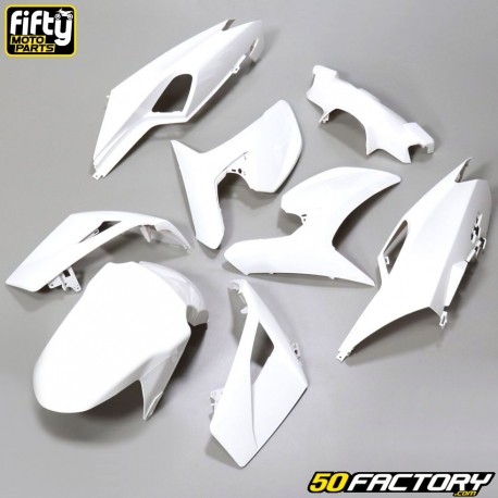 Kit de carenagem Peugeot Speedfight  4  FIFTY branco