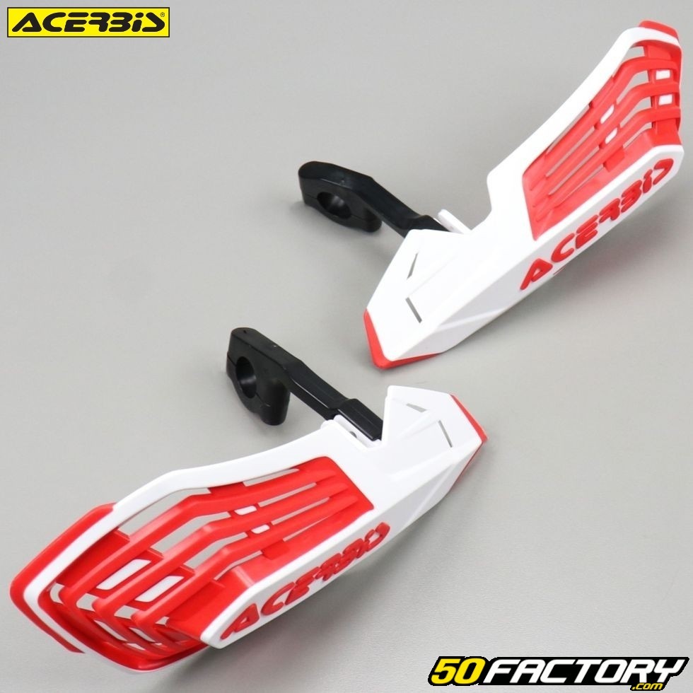 Protège-Mains Acerbis X-Future Rouge Blanc - Protège-mains moto cross