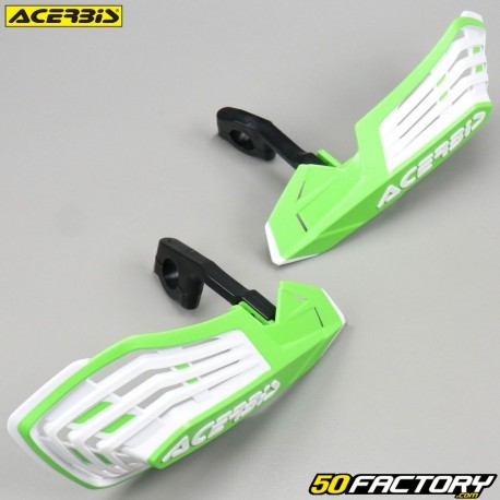 Protèges mains Acerbis X-Future vert et blanc