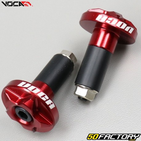 Handlebars ends Voca red