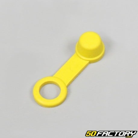 Pinça de freio universal amarela com tampa de rosca