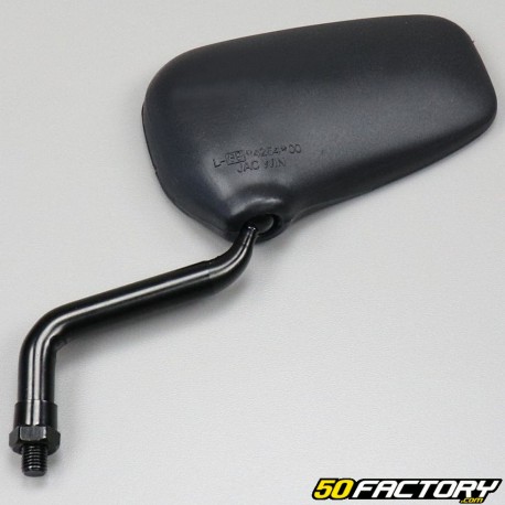 Rétrovisor retangular preto Ø10mm