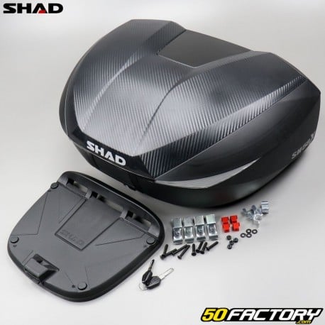 Top case modulari 46, 52 e 58 litri per moto e scooter universali Shad