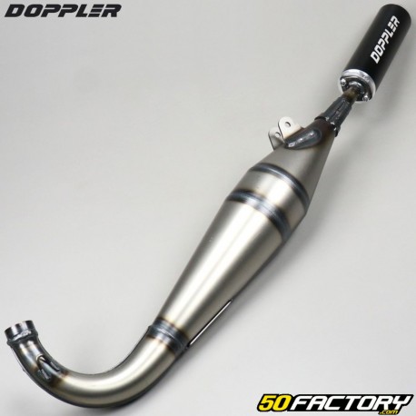 Black silent exhaust Peugeot 103 RCX,  SPX... Doppler Streetcup