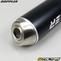 Black silent exhaust Peugeot 103 RCX,  SPX... Doppler Streetcup