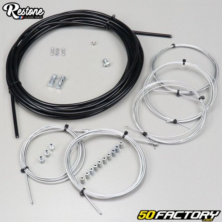 Kabel und Kabelhüllen schwarz Peugeot XNUMX Restone (Kit)