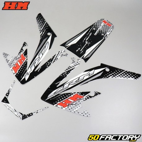 Graphic Kit Hm Derapage 50 And 125 Black Steel Frame 50cc Motorcycle Part