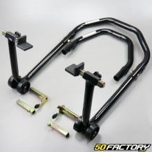 Black motorcycle stand Lift