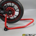 Red motorcycle stand lift