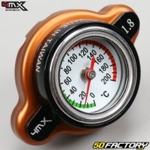 Thermometer Kühlerdeckel MOTOCROSS Sherco,  Beta,  Gas Gas, KTM, Husqvarna... 500 orange