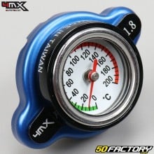 Thermometer Kühlerdeckel MOTOCROSS Sherco,  Beta,  Gas Gas, KTM, Husqvarna... blau