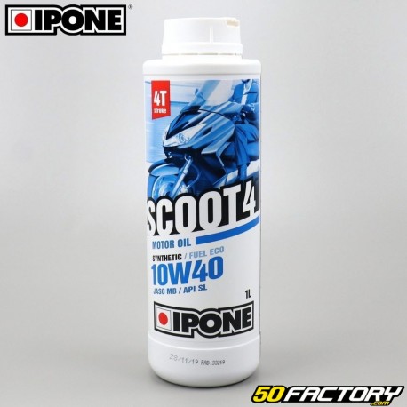 Engine Oil 4 10W40 Ipone 4 synthetic 1L scooter