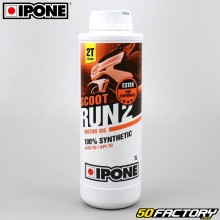 Engine oil 2T Ipone  Scoot Run 2 100% synthesis 1L